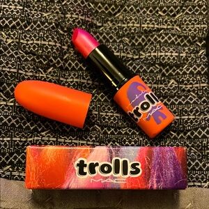 MAC x Good Luck Trolls: Frost Lipstick: Dance Off, Pants Off 🕺Limited Edition!